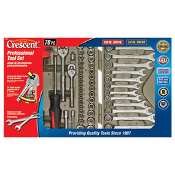 Crescent CTK70MP 70-Piece Mechanics Tool Set with Storage Case